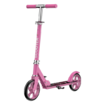 Factory Wholesale Foldable Portable Iron Steel Kick Scooter Straight 2 Big Wheels Outdoor Scooter for Kids Adults