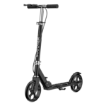 Factory Wholesale Foldable Portable Iron Steel Kick Scooter Straight 2 Big Wheels Outdoor Scooter for Kids Adults