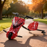 8 INCH Red Spider Kids Drifting Scooter