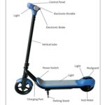 S2-2 Blue Electric Scooter