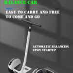 8/10 Inch Leg Control Self Balancing Scooter With Shock Absorber & Lights