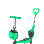 Children Kick & Mobility Scooter, Mihao Push-and-Ride Tricycle Height-Adjustable Iron Frame Lights Supply