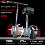 2026 Xiluo Adult Folding Electric Scooter 10 Inch Aluminum Alloy Lithium Battery Commuter More 35km Range 18km/h Speed 200kg