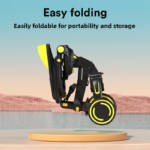 New Arrival Toddler Sunshade Pedal Tricycle Foam Wheels Portable Foldable Alloy Frame Training Wheels Riding Bike
