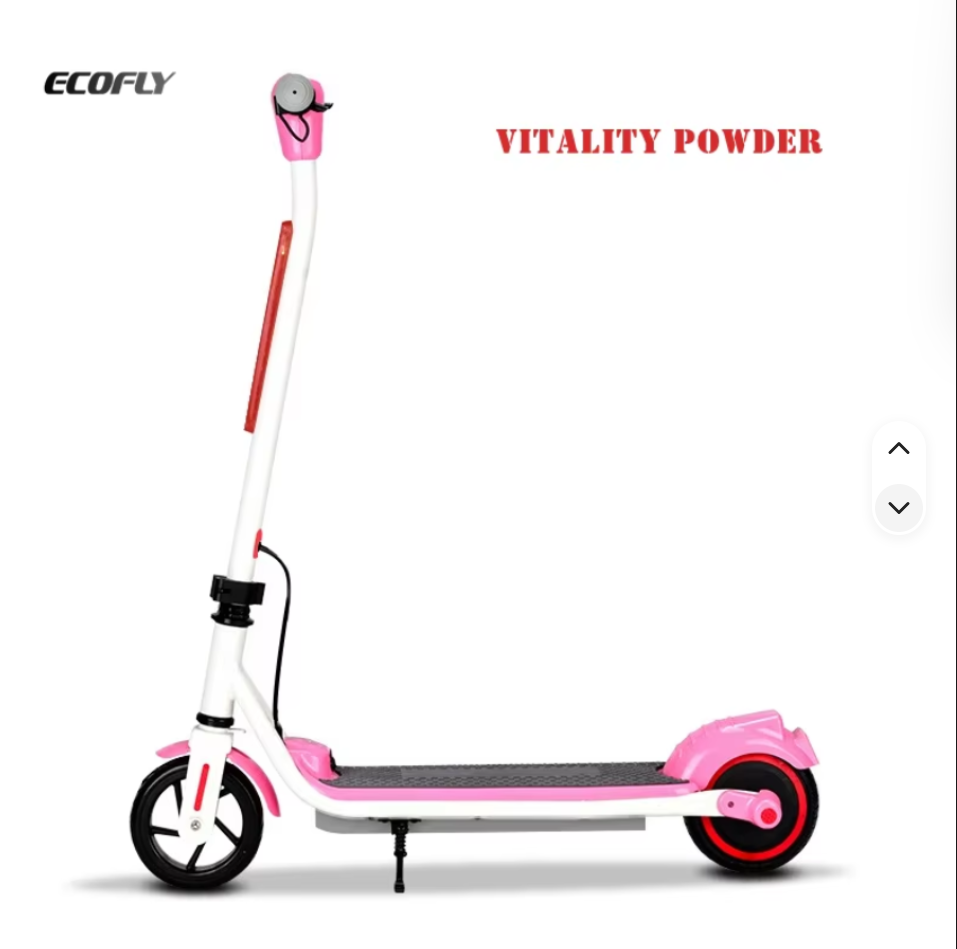 S2-2 Foldable 180W Kids Electric Scooter 6.5 Inch Green
