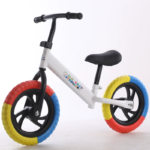 Outdoor Kids Balance Stroller Walker Scooter Lightweight Aluminum Frame 12" Wheels 30kg Load Height Adjustable