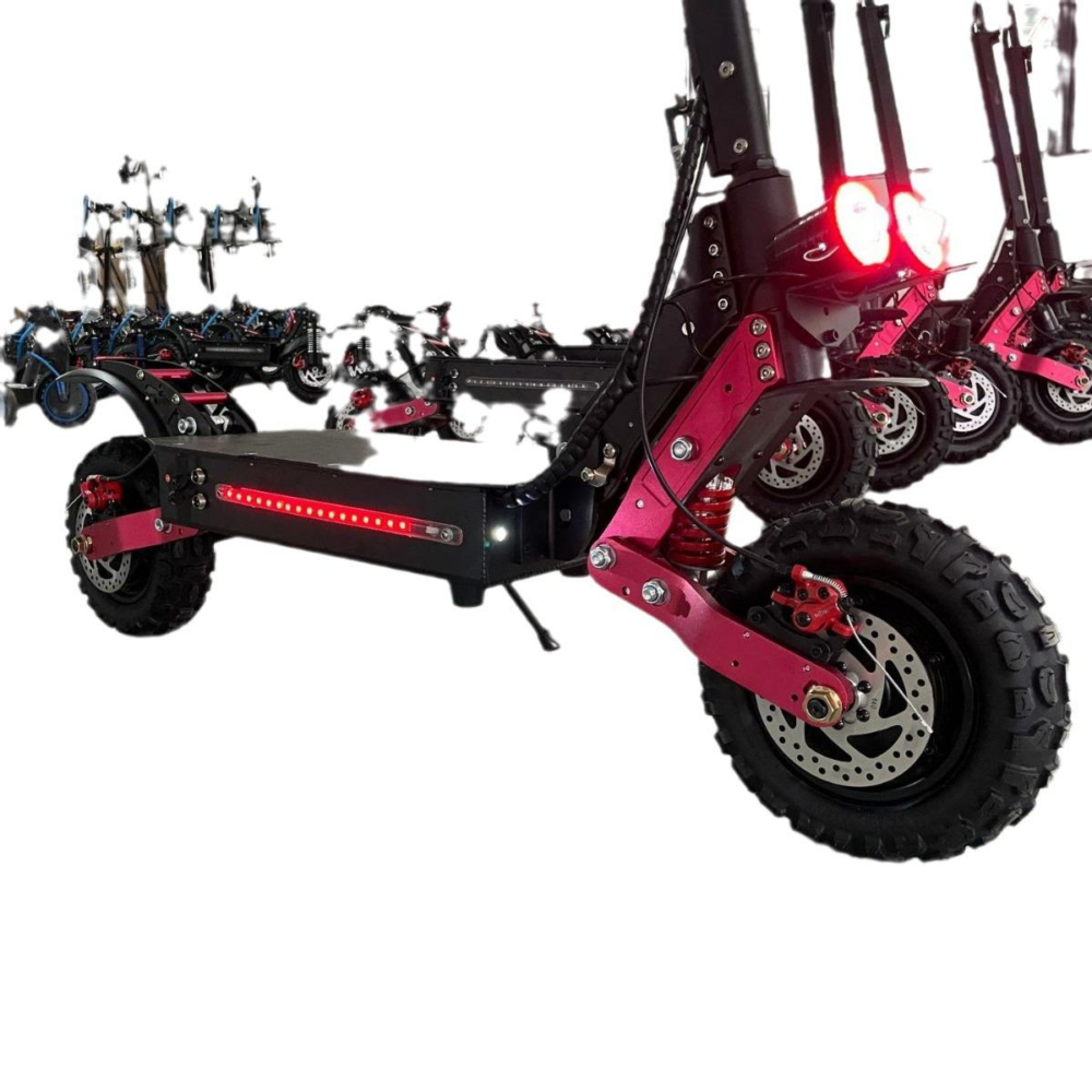 2026 2400W Electric Scooter 11 Cross-Country Double-Drive Model with Mechanical Shock Absorption Electronic Smart Type