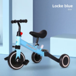 Children Multifunctional Tricycle Foldable Metal Frame Balance Bike Pedal Scooter Anti-Rollover Baby Gift Model 8899