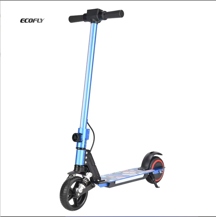ECOFLY 6.5-inch Smart Hoverboard with Bluetooth & App Control - Blue