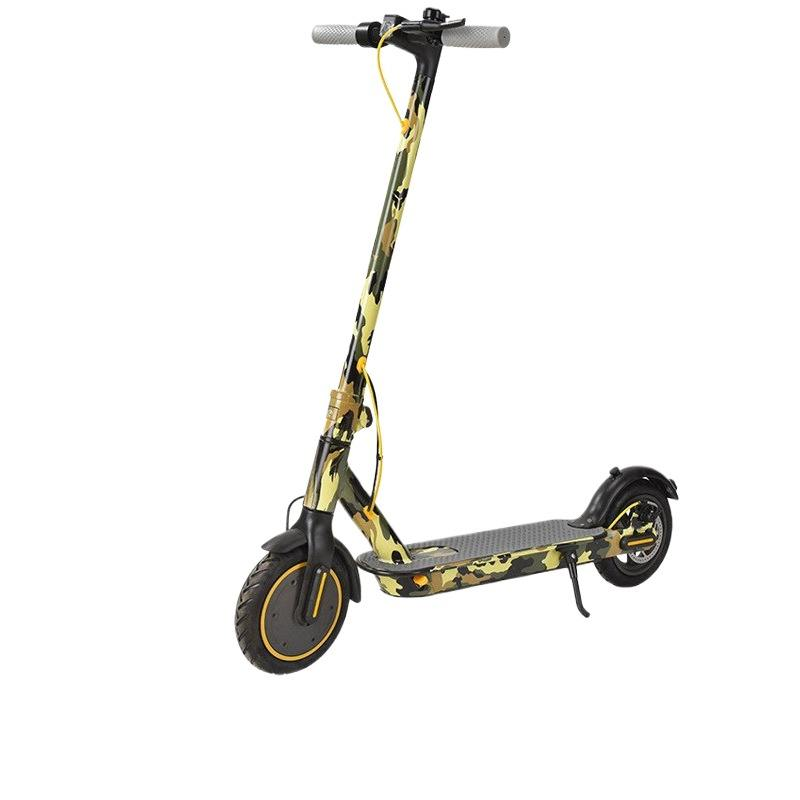 Customizable Foldable Electric Scooter for Adults, Shock Absorption Lightweight Portable Commuter E-Scooter