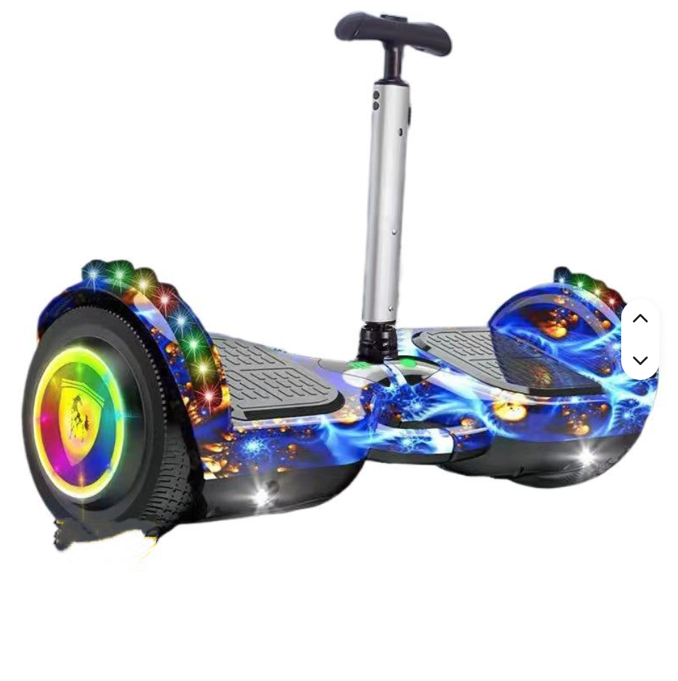 Blue New Double Wheel Balance Scooter ABS Material 100kg Load for Kids & Adults