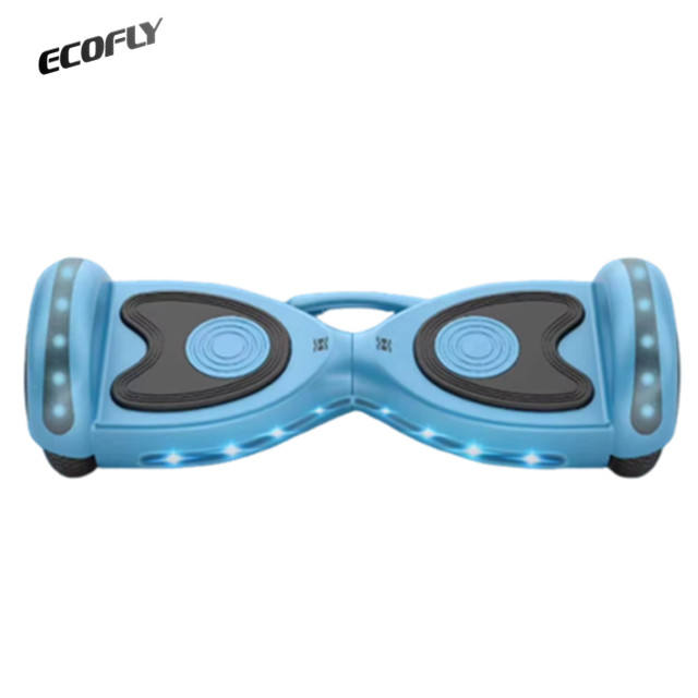 ECOFLY F656 Blue Hoverboard LED Light Foldable Handle