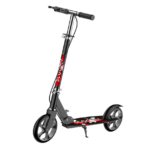 Outdoor Child Kick Scooter Portable Folding Iron Frame Double Handbrake Polyurethane Wheel