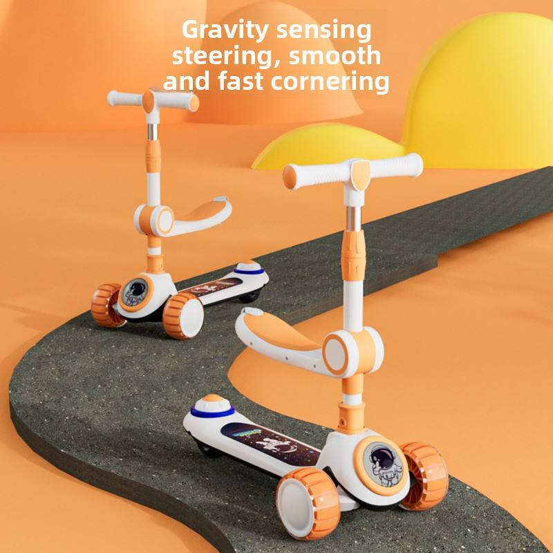 New Style Foldable Plastic 3-in-1 Tricycle for 6-14 Years Old Boys and Girls