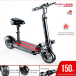 Wholesale 48v 500W/1000W Electric Scooter Fast Off-Road Foldable Two-Wheel Adult Golf Scooter with Comfortable Seats