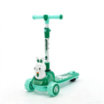 Export Boys Three-Wheel Kick Scooter, New Colorful Design Height Adjustable & Widened Footboard