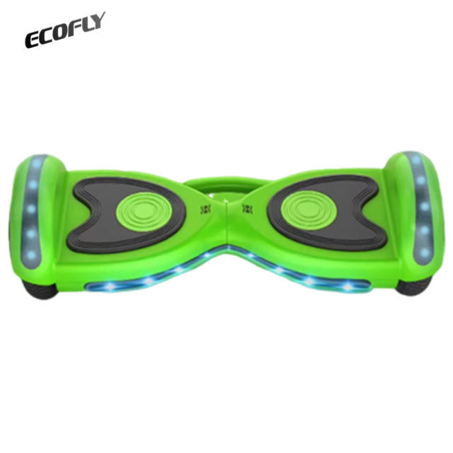 ECOFLY F656 Green Hoverboard LED Light Foldable Handle
