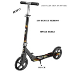 Red Portable Foldable Steel Kick Scooter for Kids 200 VERSION with 2 Big Wheels Height