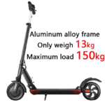 8 Inch Lightweight Folding Electric Scooter for Women Portable Smart Two-Wheel Vehicle