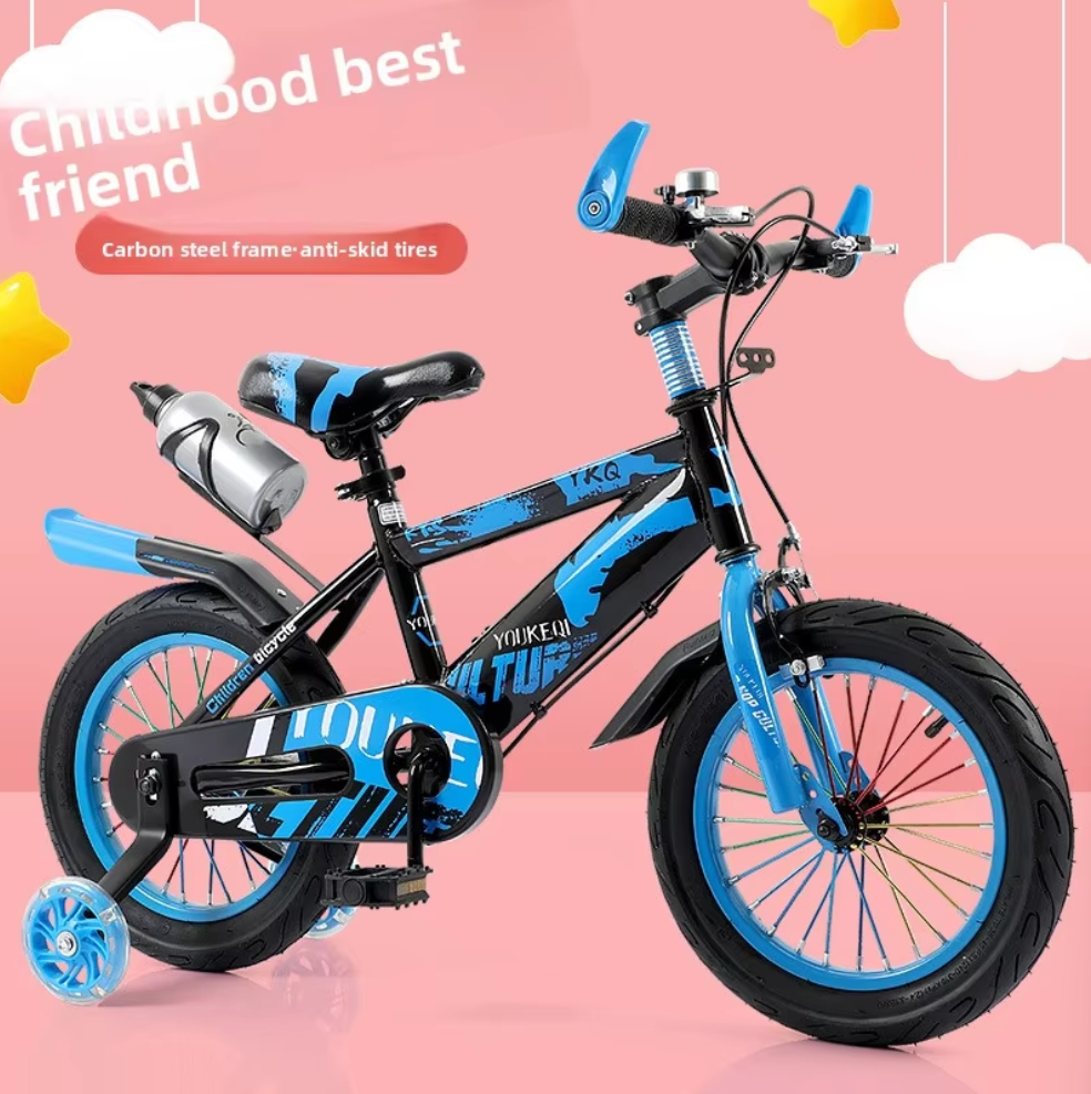 ECOFLY 12-18 Inch Children's Mountain Bike - Carbon Steel Soft-Tail Frame for Boys & Girls