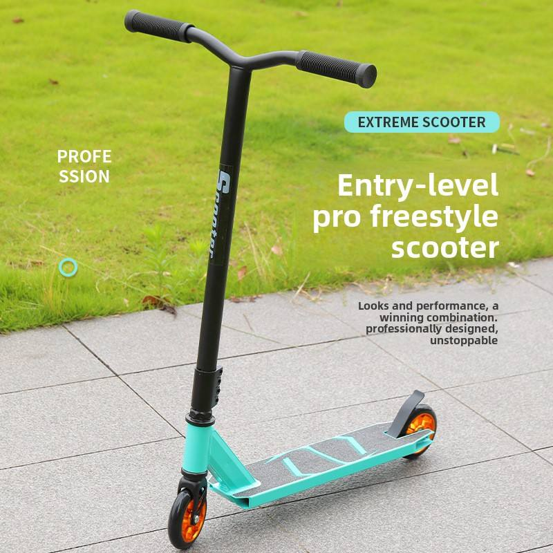 New Style Heavy Duty Russia Direct Supply Child Extreme Stunt Scooter Aluminum Alloy Polyurethane Wheels Sports Mobility