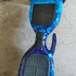 Blue New Double Wheel Balance Scooter ABS Material 100kg Load for Kids & Adults