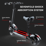 Wholesale 48v 500W/1000W Electric Scooter Fast Off-Road Foldable Two-Wheel Adult Golf Scooter with Comfortable Seats