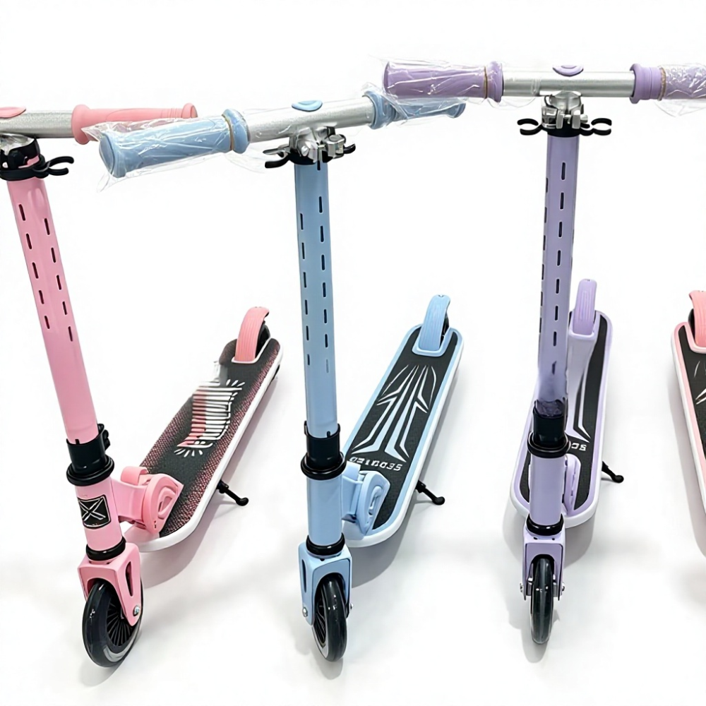 New Cross-border Two-Wheel Scooter, Polyurethane Wheels Iron Frame for 6-12Y Kids Teens & Adult Commuters