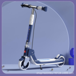 Plastic Body Two-Wheel Scooter, Foldable Ride-Along Equipment for 6-15 Years Old Kids