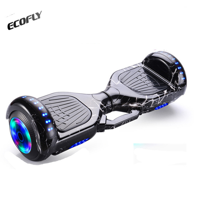 Kids Black Hoverboard LED Light Wheel Self‑Balancing Scooter