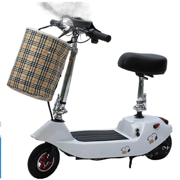 ECOFLY Portable Mini Foldable Electric Scooter - Lightweight Smart E-Scooter for Women