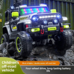 Red Dual Drive Kids Remote Control Electric 4 Wheel Off-Road Toy Car 50kg Load for Children 1-6 Years Old