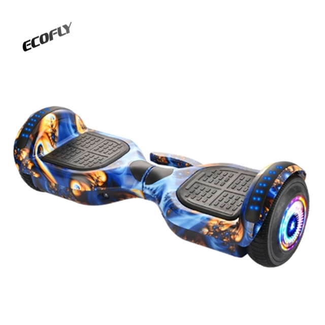 Blue Galaxy Self‑Balancing Scooter Hoverboard with Carry Handle