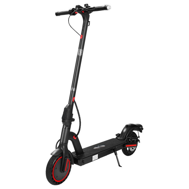 2026 8-Inch Aluminum Alloy Bull Wheel Foldable Adult Electric Scooter with Shock-Absorbing Feature for Short-Distance Commute