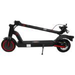 2026 8-Inch Aluminum Alloy Bull Wheel Foldable Adult Electric Scooter with Shock-Absorbing Feature for Short-Distance Commute