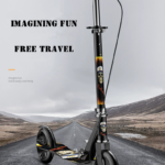 ECOFLY 145 SERIES Two-Wheel Steel Kids Scooter Portable Foldable Height Adjustable Max Speed <3.6km/h for Ages 3-12 Outdoor