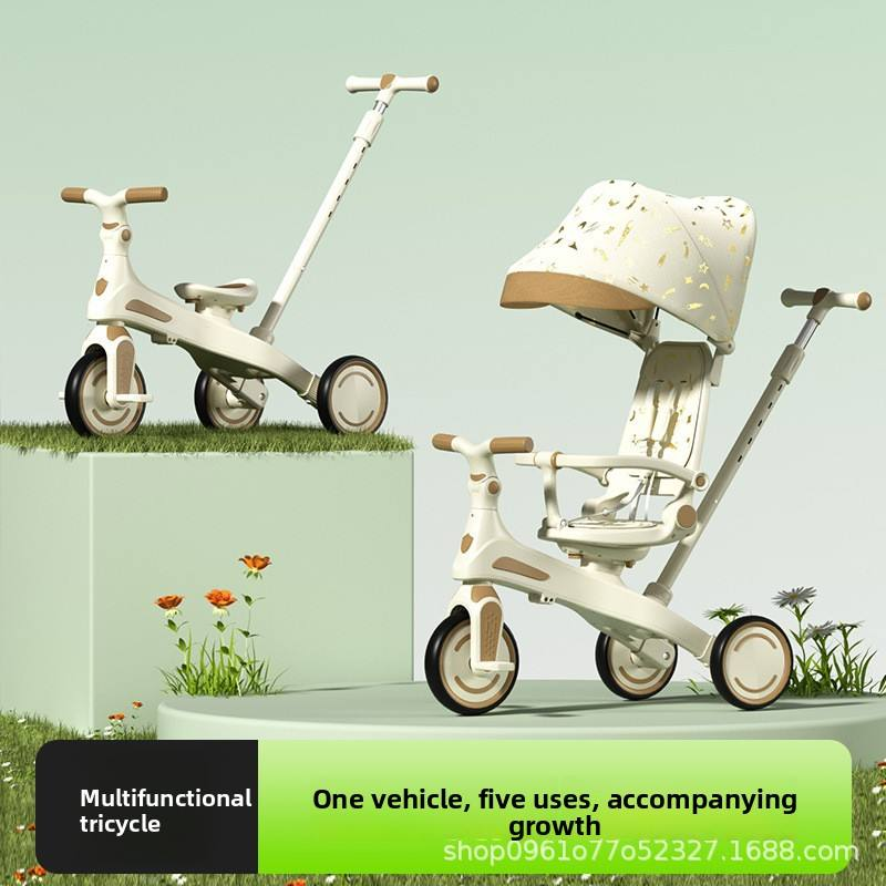 Outdoor Play 1-3 Years Old Children's Three-Wheeled Metal Balance Car Four-in-One Growth Pedal Scooter Made in China