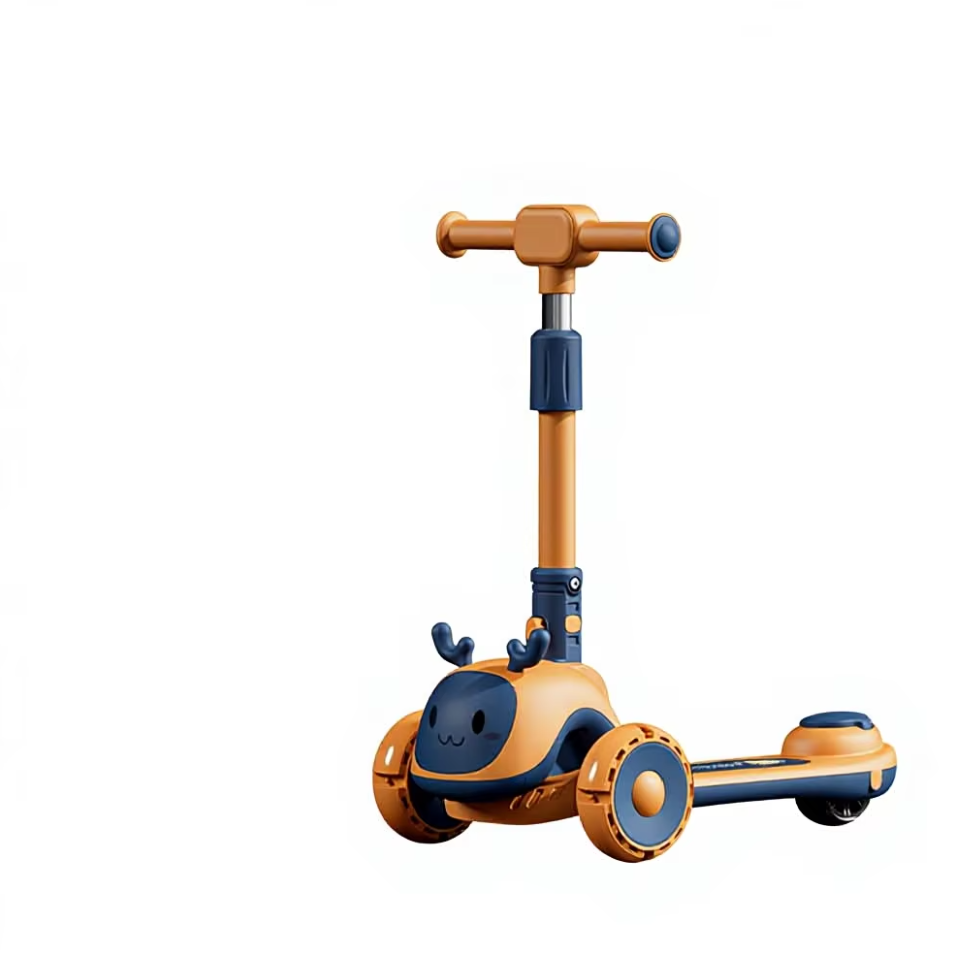 3-6 Age Child Four-in-One Universal Wheel Riding Tricycle Equipped Guardrail Plastic Seat Wholesale Supply