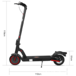 2026 8-Inch Aluminum Alloy Bull Wheel Foldable Adult Electric Scooter with Shock-Absorbing Feature for Short-Distance Commute