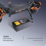 Dual-Drive 12-Inch Electric Two-Wheel Scooter High-Speed Off-Road Battery Car Scooter