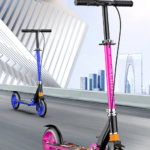 Wholesale Cross-border Iron Student Scooter 2-Wheel Lightweight 5kg Folding Portable Shock Absorption Handbrake for E-commerce