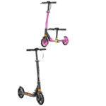 Wholesale Cross-border Iron Student Scooter 2-Wheel Lightweight 5kg Folding Portable Shock Absorption Handbrake for E-commerce
