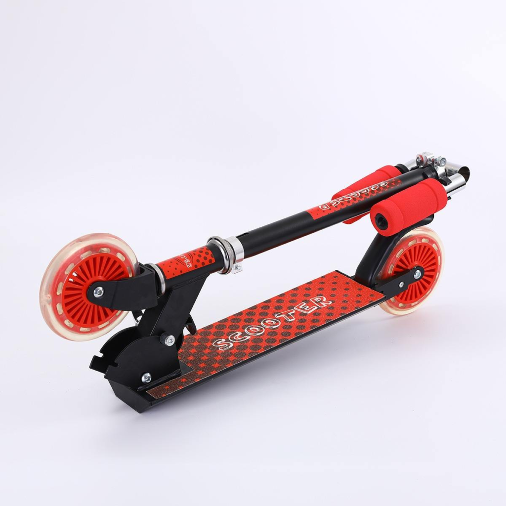Children Outdoor Scooter Factory-New Foldable Iron Frame Polyurethane Wheels 8 km/h Max Speed for Daily Commuting School Travel