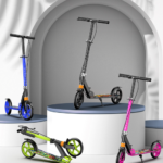 Wholesale Cross-border Iron Student Scooter 2-Wheel Lightweight 5kg Folding Portable Shock Absorption Handbrake for E-commerce