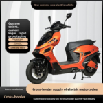 Adult Battery Electric Scooter 64V High-speed Motorcycle with 2000W Power 70km/h Max Speed Cross-border Product