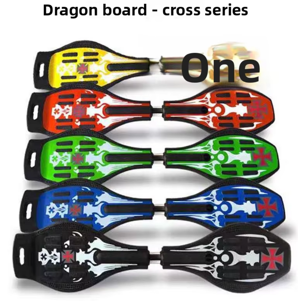 6+ Years Children Hoverboard, Beginners Style with Glow-in-the-Dark Swivel PP Deck for Kids & Teens
