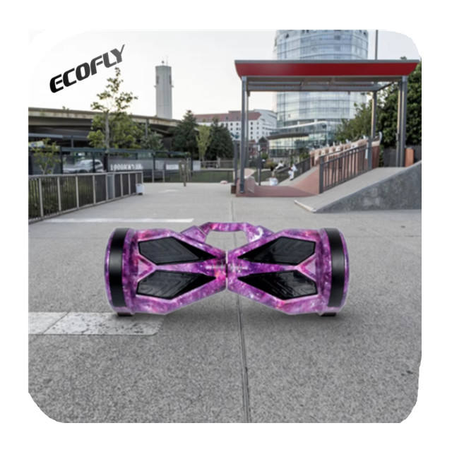 ECOFLY 10-inch Intelligent Self-Balancing Scooter - 350W Motor, LED Light-Emitting Wheels