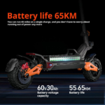 60V 3600W 60km/h Speed 30ah Double Shock-Absorbing Adult Electric Scooter Long Endurance Off-Road Scooter Quick Delivery
