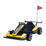 Dual-Drive Remote Control Electric Go-Kart with Drift Function for Kids and Adults