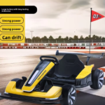 Dual-Drive Remote Control Electric Go-Kart with Drift Function for Kids and Adults
